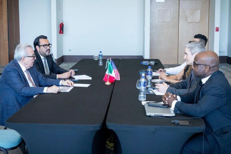 Se re&uacute;ne Rocha Moya con el C&oacute;nsul General de Estados Unidos en Hermosillo, Drew Hoster