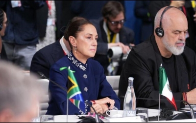 Sheinbaum propone en Barcelona plan de reforestaci&oacute;n mundial y rechaza intervenci&oacute;n militar de EEUU en Cuba